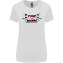 Taekwondo Fighter Mixed Martial Arts MMA Womens Wider Cut T-Shirt White