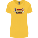 Taekwondo Fighter Mixed Martial Arts MMA Womens Wider Cut T-Shirt Yellow
