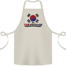 "Taekwondo Fighter Mixed Martial Arts MMA " Cotton Apron 100% Organic Natural