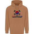 "Taekwondo Fighter Mixed Martial Arts MMA " Mens 80% Cotton Hoodie Caramel Latte