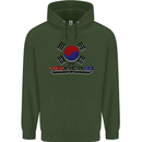 "Taekwondo Fighter Mixed Martial Arts MMA " Mens 80% Cotton Hoodie Forest Green