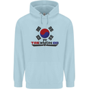 "Taekwondo Fighter Mixed Martial Arts MMA " Mens 80% Cotton Hoodie Light Blue