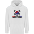 "Taekwondo Fighter Mixed Martial Arts MMA " Mens 80% Cotton Hoodie White