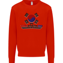 "Taekwondo Fighter Mixed Martial Arts MMA " Mens Sweatshirt Jumper Bright Red