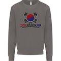 "Taekwondo Fighter Mixed Martial Arts MMA " Mens Sweatshirt Jumper Charcoal