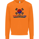 "Taekwondo Fighter Mixed Martial Arts MMA " Mens Sweatshirt Jumper Orange