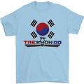 "Taekwondo Fighter Mixed Martial Arts MMA " Mens T-Shirt Cotton Gildan Light Blue