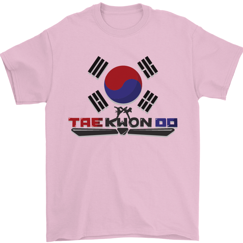 "Taekwondo Fighter Mixed Martial Arts MMA " Mens T-Shirt Cotton Gildan Light Pink