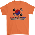 "Taekwondo Fighter Mixed Martial Arts MMA " Mens T-Shirt Cotton Gildan Orange