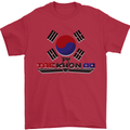 "Taekwondo Fighter Mixed Martial Arts MMA " Mens T-Shirt Cotton Gildan Red