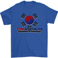 "Taekwondo Fighter Mixed Martial Arts MMA " Mens T-Shirt Cotton Gildan Royal Blue