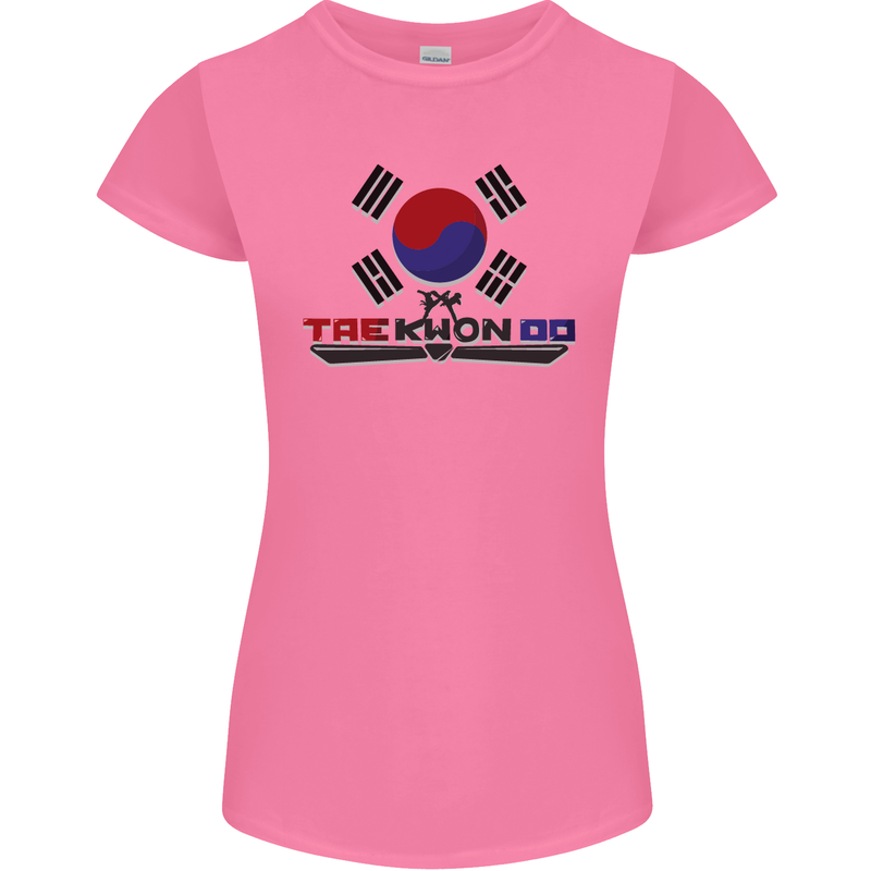 "Taekwondo Fighter Mixed Martial Arts MMA " Womens Petite Cut T-Shirt Azalea