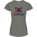 "Taekwondo Fighter Mixed Martial Arts MMA " Womens Petite Cut T-Shirt Charcoal