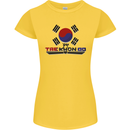"Taekwondo Fighter Mixed Martial Arts MMA " Womens Petite Cut T-Shirt Yellow