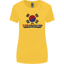 "Taekwondo Fighter Mixed Martial Arts MMA " Womens Wider Cut T-Shirt Yellow