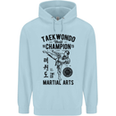 Taekwondo World Champion Martial Arts MMA Childrens Kids Hoodie Light Blue