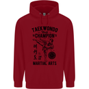 Taekwondo World Champion Martial Arts MMA Childrens Kids Hoodie Red