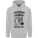 Taekwondo World Champion Martial Arts MMA Childrens Kids Hoodie Sports Grey
