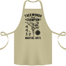 Taekwondo World Champion Martial Arts MMA Cotton Apron 100% Organic Khaki
