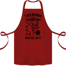 Taekwondo World Champion Martial Arts MMA Cotton Apron 100% Organic Maroon