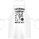Taekwondo World Champion Martial Arts MMA Cotton Apron 100% Organic White