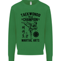 Taekwondo World Champion Martial Arts MMA Kids Sweatshirt Jumper Irish Green