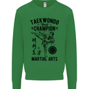 Taekwondo World Champion Martial Arts MMA Kids Sweatshirt Jumper Irish Green