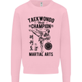 Taekwondo World Champion Martial Arts MMA Kids Sweatshirt Jumper Light Pink