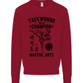 Taekwondo World Champion Martial Arts MMA Kids Sweatshirt Jumper Red