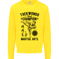 Taekwondo World Champion Martial Arts MMA Kids Sweatshirt Jumper Yellow