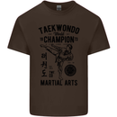 Taekwondo World Champion Martial Arts MMA Kids T-Shirt Childrens Chocolate