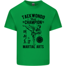 Taekwondo World Champion Martial Arts MMA Kids T-Shirt Childrens Irish Green