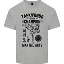 Taekwondo World Champion Martial Arts MMA Kids T-Shirt Childrens Sports Grey