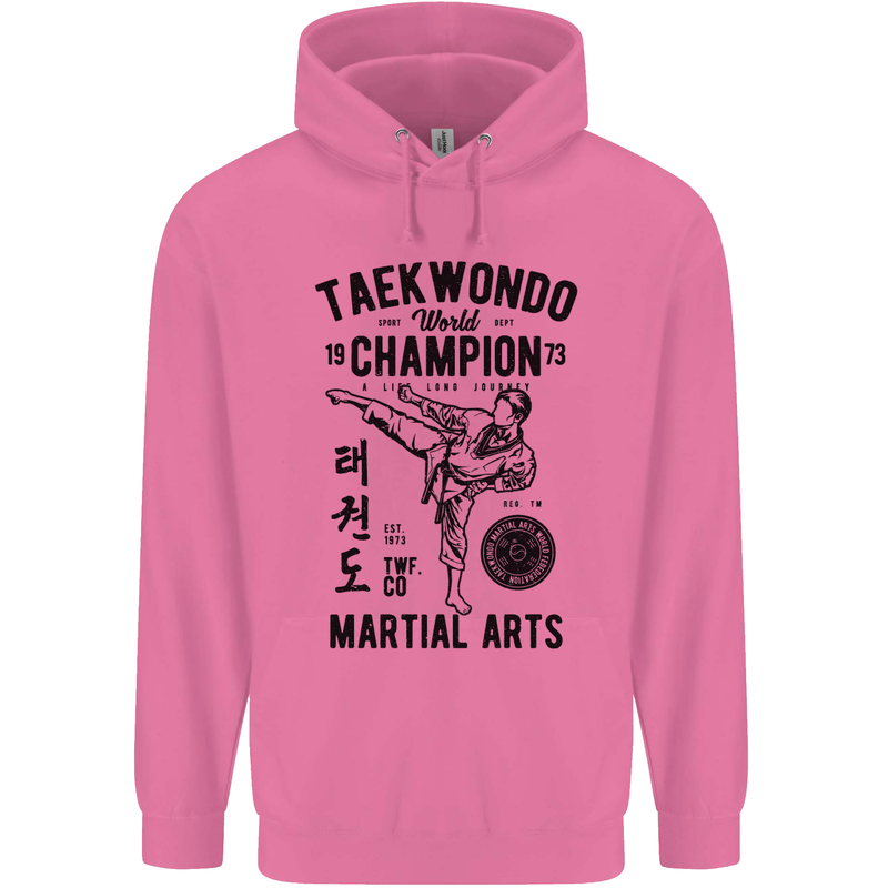 Taekwondo World Champion Martial Arts MMA Mens 80% Cotton Hoodie Azelea