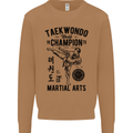 Taekwondo World Champion Martial Arts MMA Mens Sweatshirt Jumper Caramel Latte