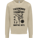 Taekwondo World Champion Martial Arts MMA Mens Sweatshirt Jumper Sand