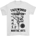 Taekwondo World Champion Martial Arts MMA Mens T-Shirt Cotton Gildan White