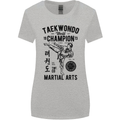 Taekwondo World Champion Martial Arts MMA Womens Wider Cut T-Shirt Sports Grey