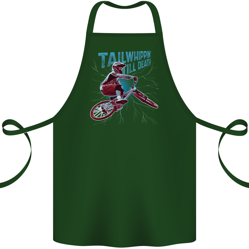 Tailwhippin BMX Cycling Bicycle Cotton Apron 100% Organic Forest Green