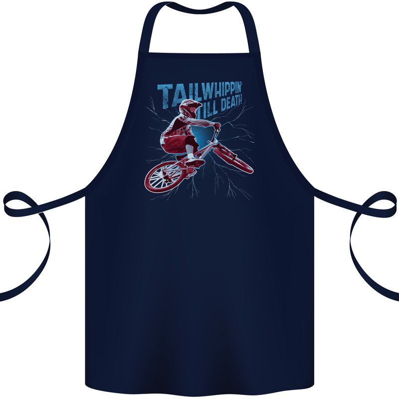 Tailwhippin BMX Cycling Bicycle Cotton Apron 100% Organic Navy Blue