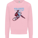 Tailwhippin BMX Cycling Bicycle Kids Sweatshirt Jumper Light Pink