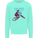 Tailwhippin BMX Cycling Bicycle Kids Sweatshirt Jumper Peppermint