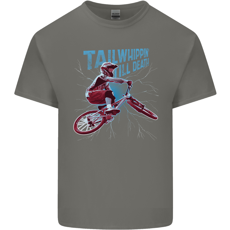 Tailwhippin BMX Cycling Bicycle Kids T-Shirt Childrens Charcoal