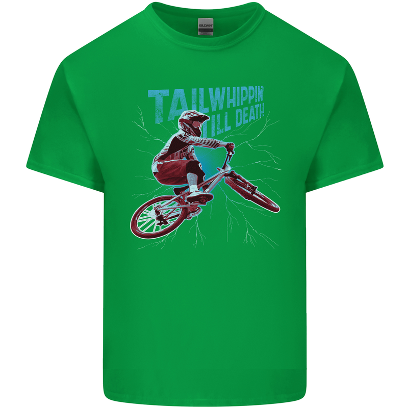 Tailwhippin BMX Cycling Bicycle Kids T-Shirt Childrens Irish Green