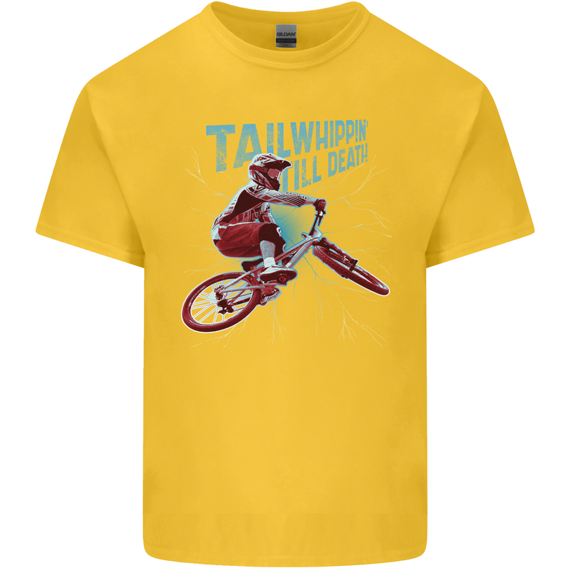 Tailwhippin BMX Cycling Bicycle Kids T-Shirt Childrens Yellow