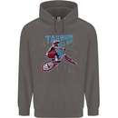 Tailwhippin BMX Cycling Bicycle Mens 80% Cotton Hoodie Charcoal