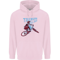 Tailwhippin BMX Cycling Bicycle Mens 80% Cotton Hoodie Light Pink