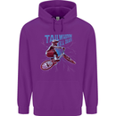 Tailwhippin BMX Cycling Bicycle Mens 80% Cotton Hoodie Purple