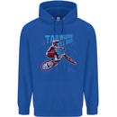 Tailwhippin BMX Cycling Bicycle Mens 80% Cotton Hoodie Royal Blue