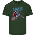 Tailwhippin BMX Cycling Bicycle Mens Cotton T-Shirt Tee Top Forest Green